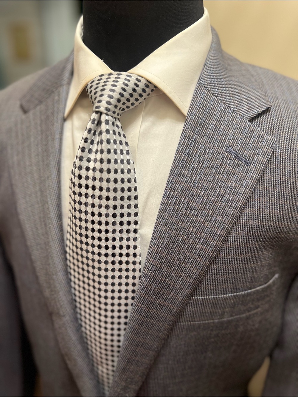 Lauren Ralph Lauren Gray Checked Sport Coat Blazer Wool/Silk Men 42R - Picture 2 of 14